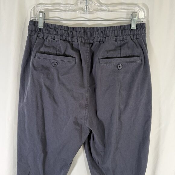 J Crew Pants Men's Small Blue Grey Elastic Waist Drawstring Pockets Skinny Leg - Picture 10 of 11